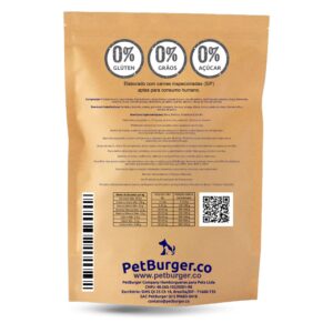 alimento natural para cães filhotes picadinho bovino 150g PetBurger