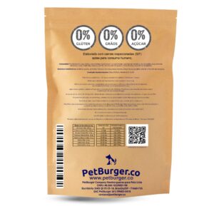 alimento natural para cães seniores picadinho bovino 150g PetBurger