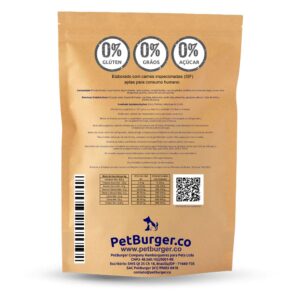 alimento natural para cães super protein Bovino 150g PetBurger